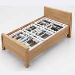 تخت برقی چوبی (تخت سالمندی برقی) مدل فارست - تصویر 5