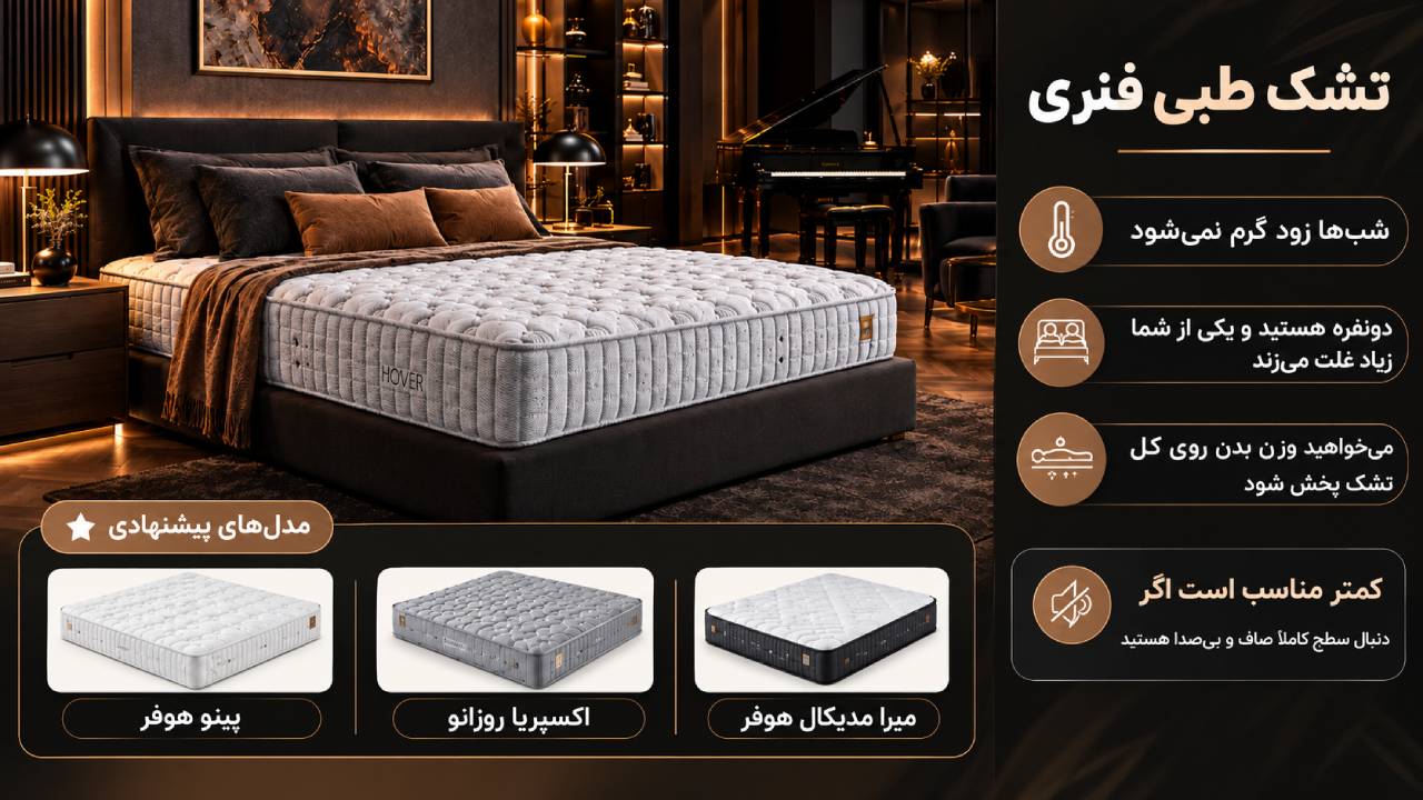 اینفو تشک طبی فنری